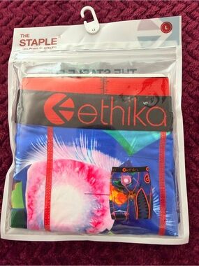⁠Ethika The Staple Mens Boxer Briefs Size Large L NWT New